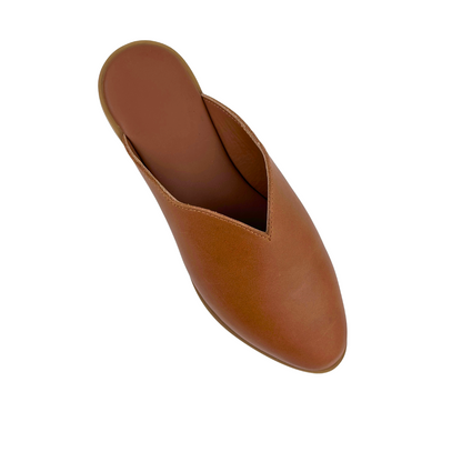 The Everyday Leather Mule - Tan