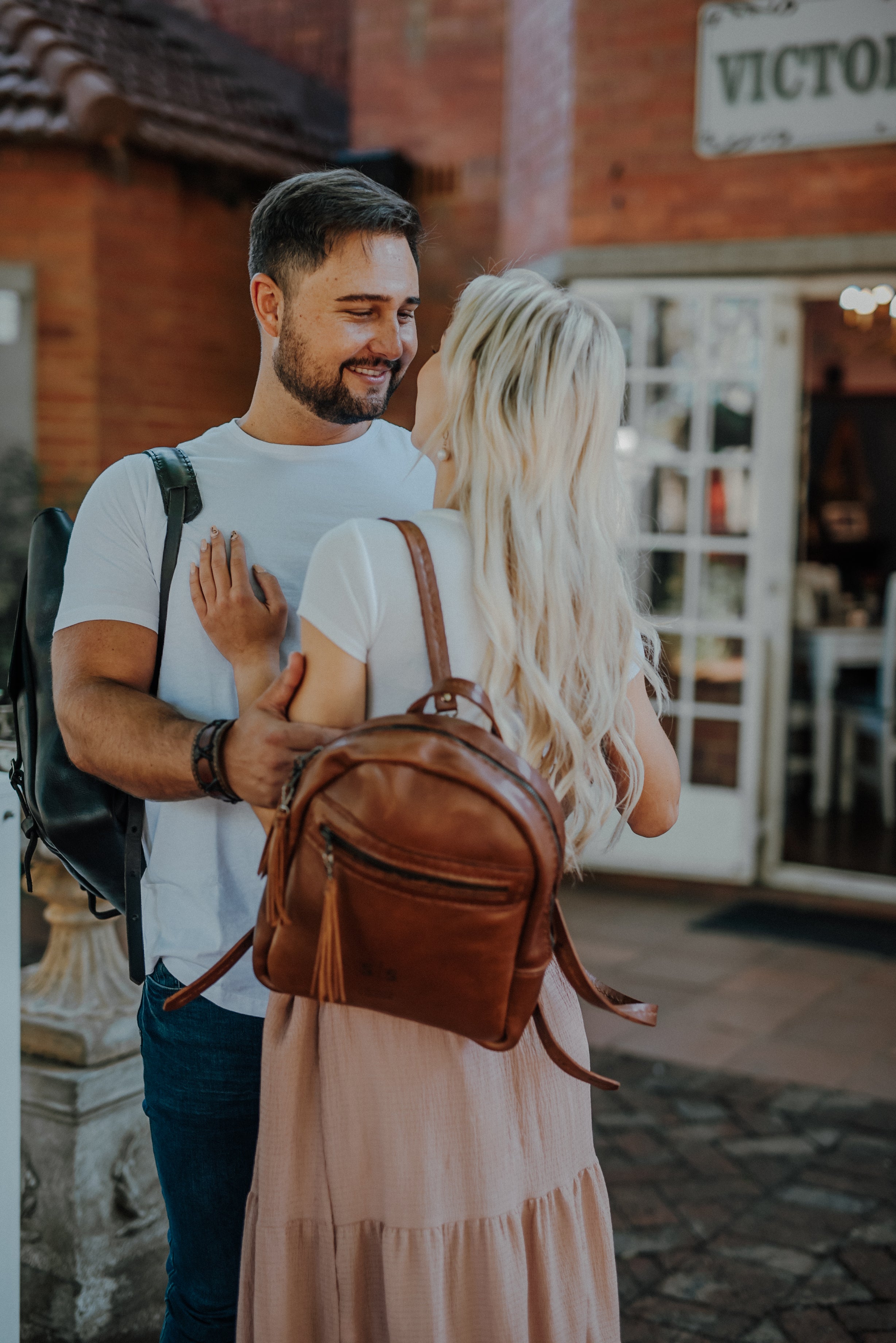 Tan store ladies backpack